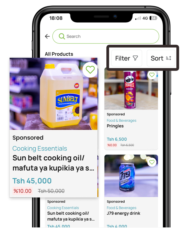 Seamless Product Browsing & Search 